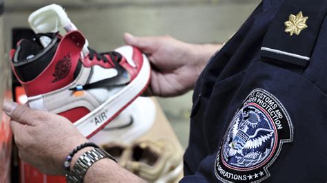 us customs fake shoes|counterfeit customs.